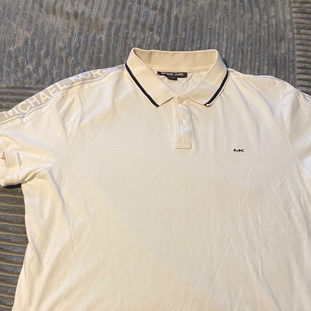 Michael Kors Men's Cream Polo Shirt